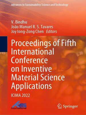 cover image of Proceedings of Fifth International Conference on Inventive Material Science Applications